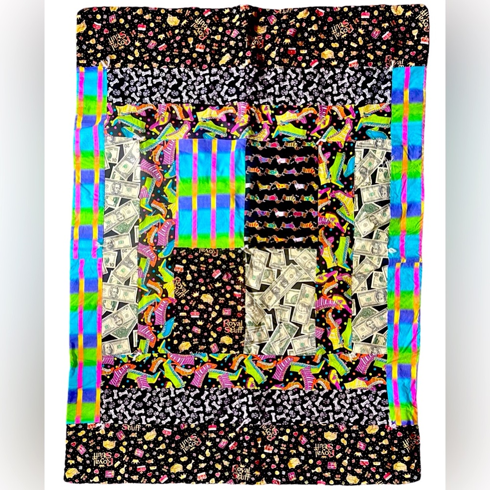 GORGEOUS NEW Handcrafted Lap Quilt or great for hanging too!